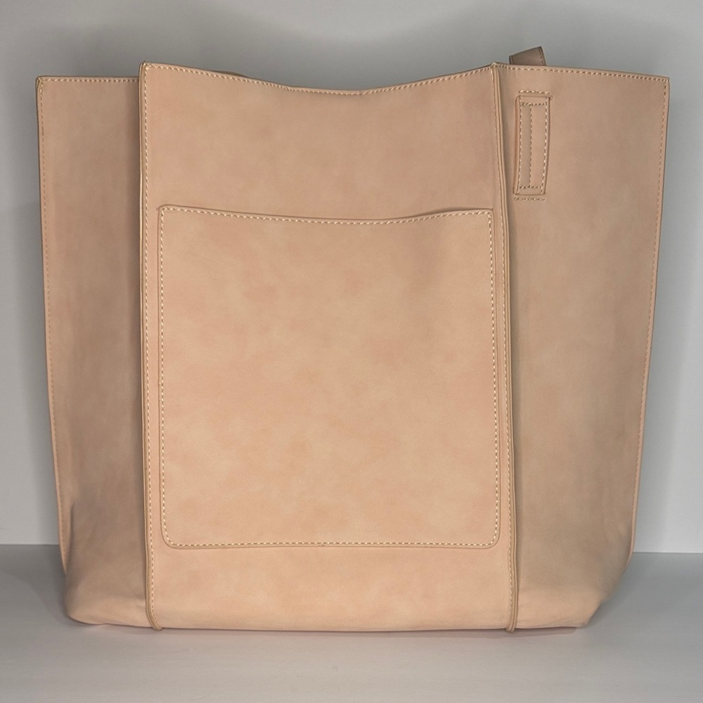 NWOT Shiraleah Blair Vegan Leather Large Tote - Blush Pink